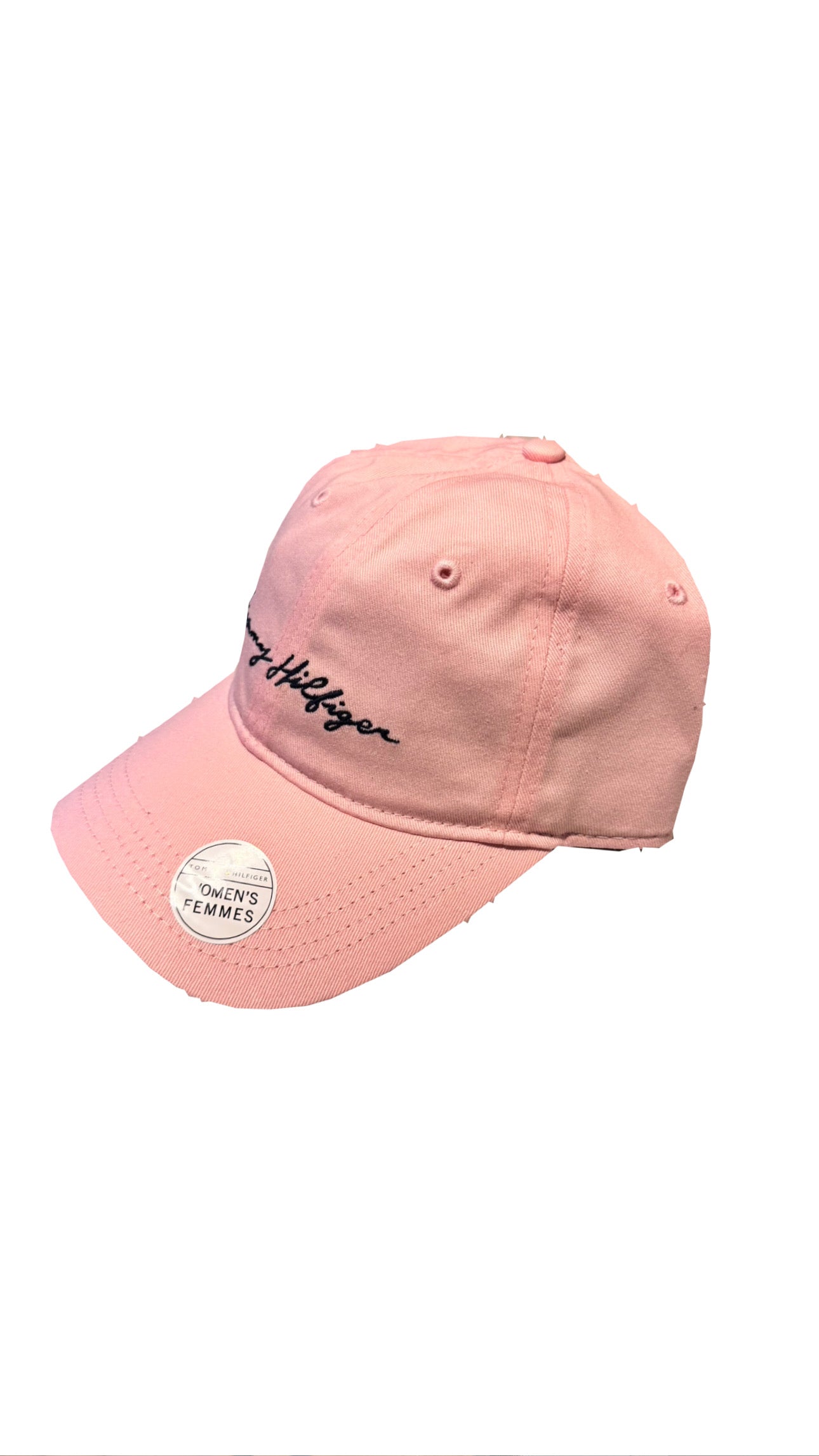 Boné Rosa Bebe Bordado Tommy Hilfiger