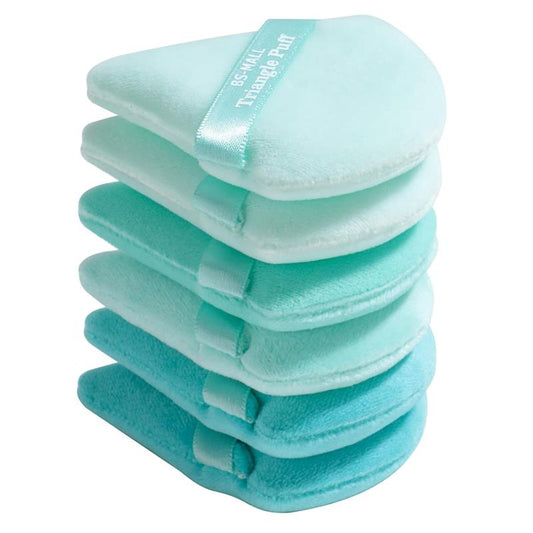 Esponjas Power Puffs Blend and Blur ♡ Modelo Triangular Verde