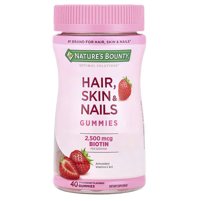 Gummies Biotin 2500mcg  ♡ Natures Bounty  ♡ Hair Skin Nails