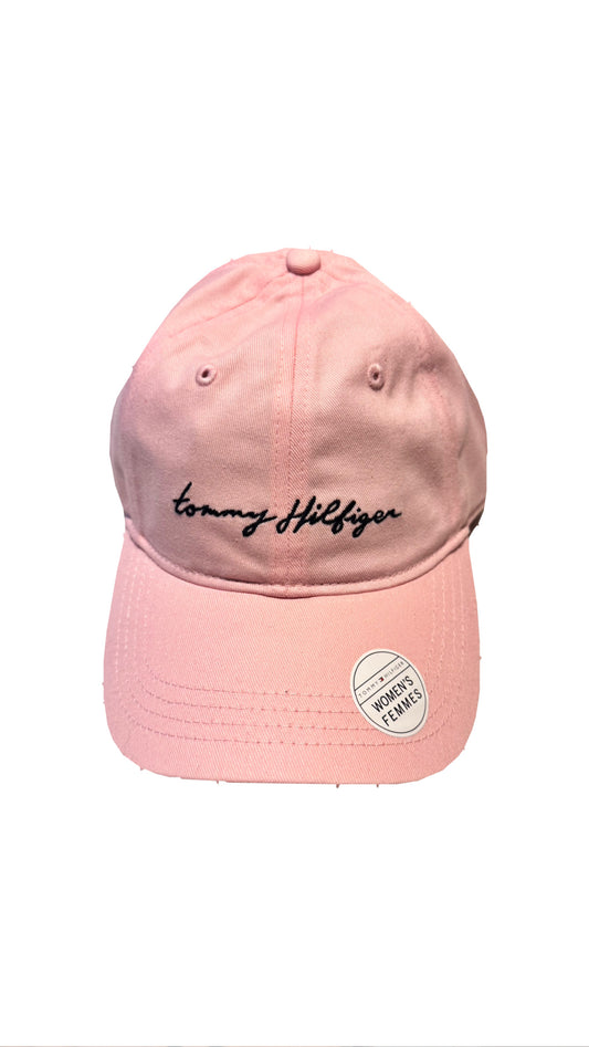 Boné Rosa Bebe Bordado Tommy Hilfiger