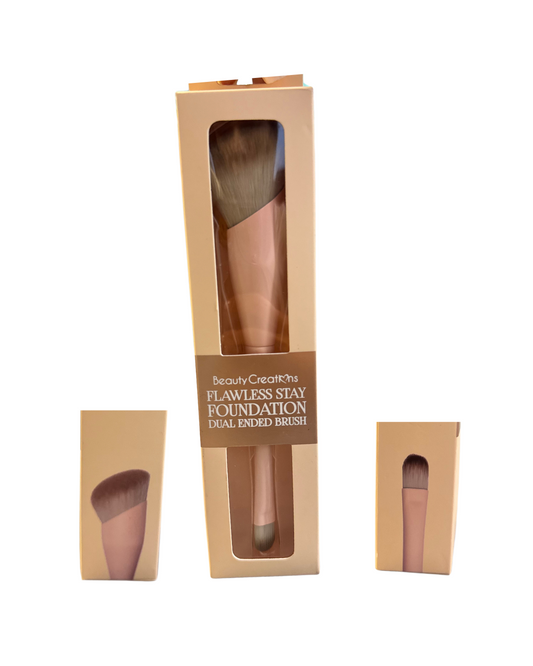 Pincel Duplo para Base Stay Matte ♡ Beauty Creations