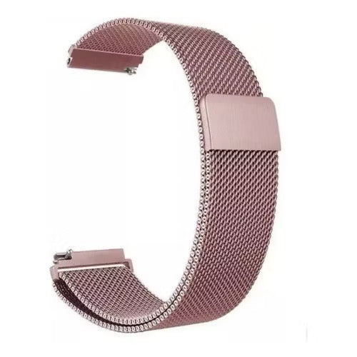 watch band pulseira aço rosa ♡ 42, 44 e 45mm para apple watch