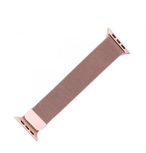 watch band pulseira aço rosa ♡ 42, 44 e 45mm para apple watch