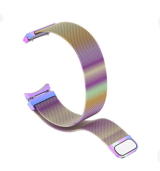 watch band pulseiraaço rosa translucido ♡ 42, 44 e 45mm para apple watch