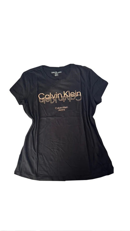 Camiseta Feminina Baby Look ♡ Calvin Klein