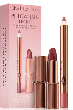 Kit Mini Batom + Lápis Pillow Talk ♡ Charlotte Tilbury