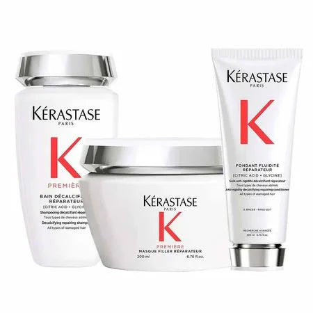 mini trio tratamento máscara + ultra reparador + shampoo ♡ kérastase