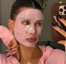 Máscara Gel Colágeno ♡ Rosa com PDRN